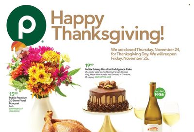 Publix (AL, FL, GA, NC, SC, TN) Weekly Ad Flyer Specials November 17 to November 23, 2022