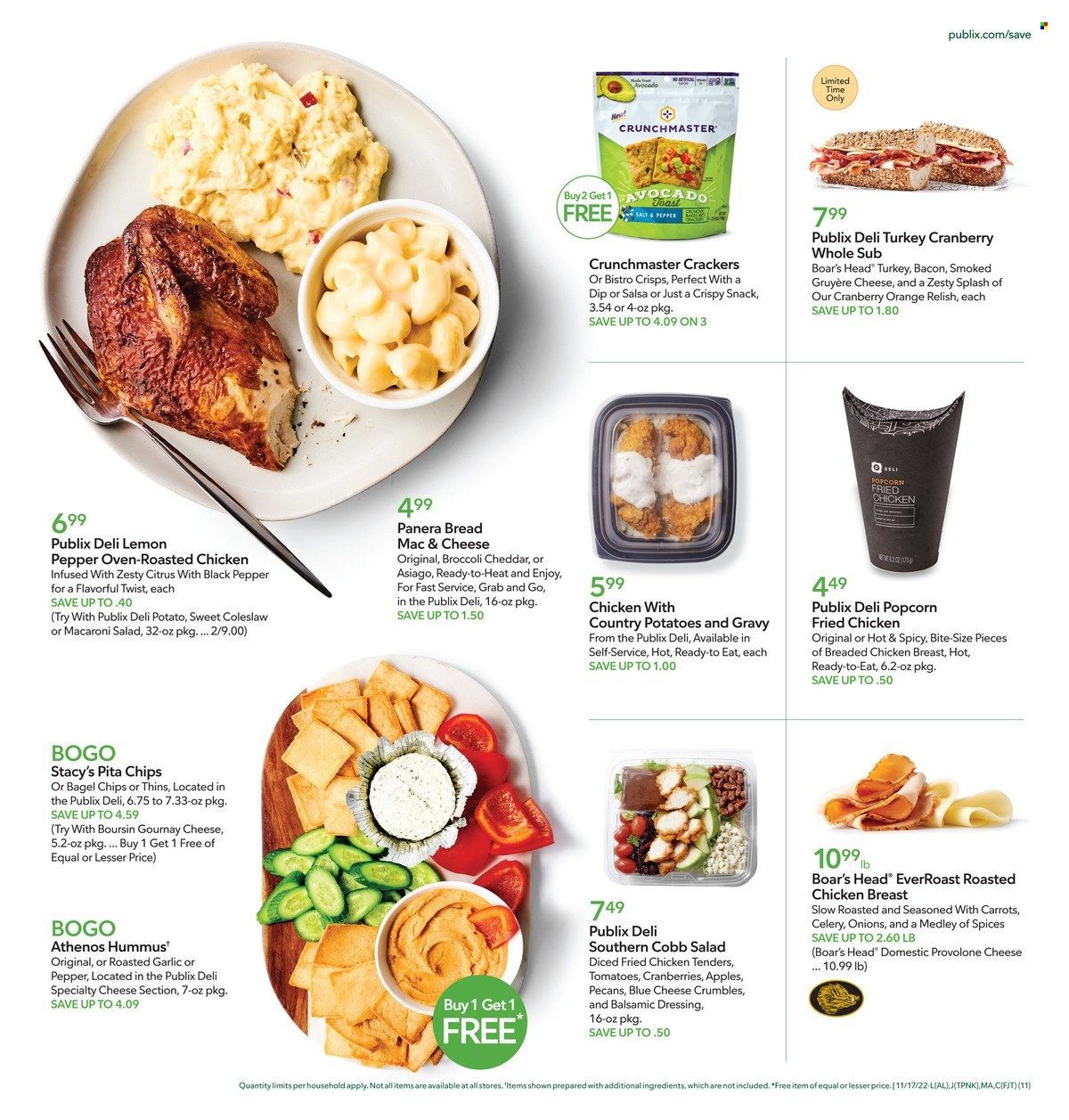 Publix (AL, FL, GA, NC, SC, TN) Weekly Ad Flyer Specials November 17 to November 23, 2022