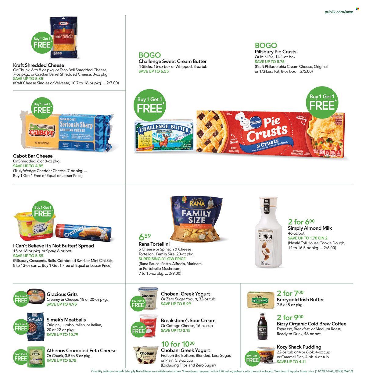 Publix (AL, FL, GA, NC, SC, TN) Weekly Ad Flyer Specials November 17 to November 23, 2022