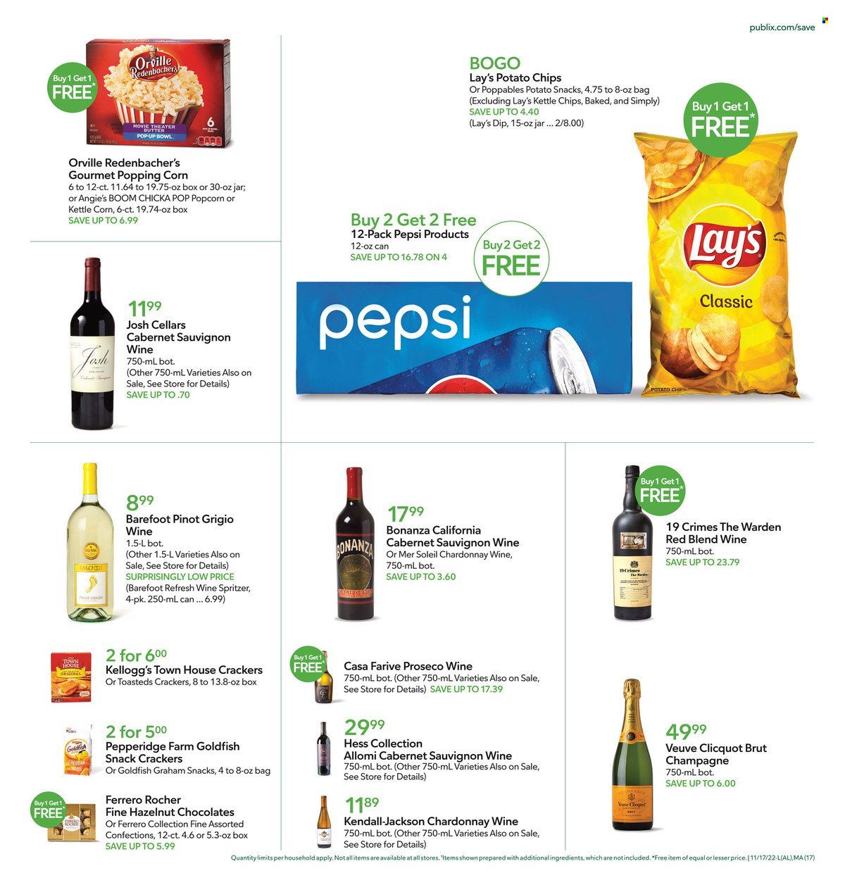 Publix (AL, FL, GA, NC, SC, TN) Weekly Ad Flyer Specials November 17 to November 23, 2022