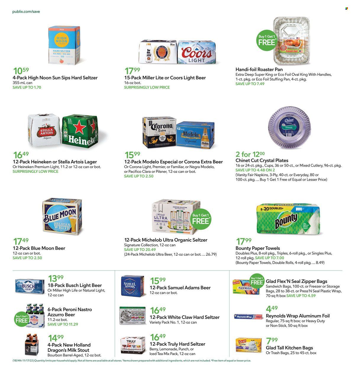 Publix (AL, FL, GA, NC, SC, TN) Weekly Ad Flyer Specials November 17 to November 23, 2022