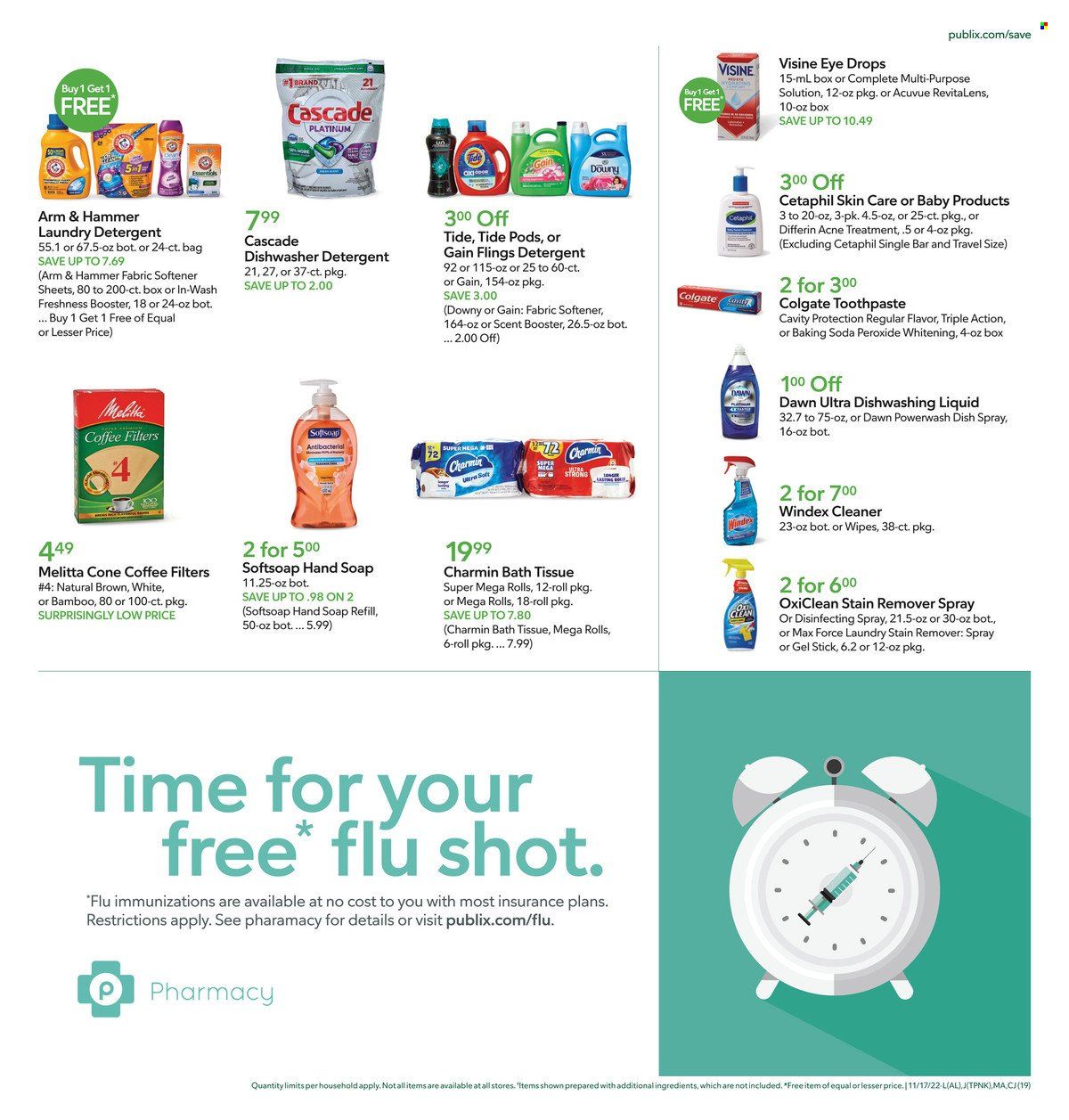 Publix (AL, FL, GA, NC, SC, TN) Weekly Ad Flyer Specials November 17 to November 23, 2022