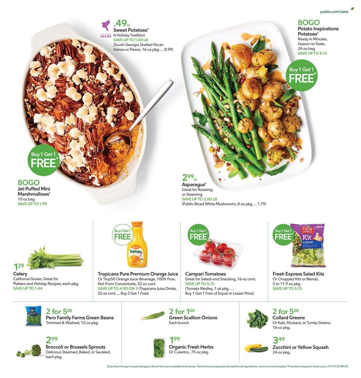 Publix (AL, FL, GA, NC, SC, TN) Weekly Ad Flyer Specials November 17 to November 23, 2022