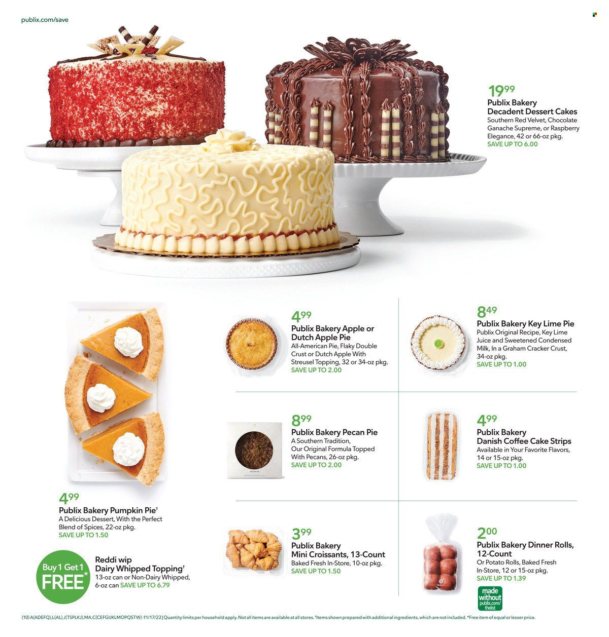 Publix (AL, FL, GA, NC, SC, TN) Weekly Ad Flyer Specials November 17 to November 23, 2022