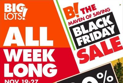 Big Lots Weekly Ad Flyer Specials November 19 to November 27, 2022