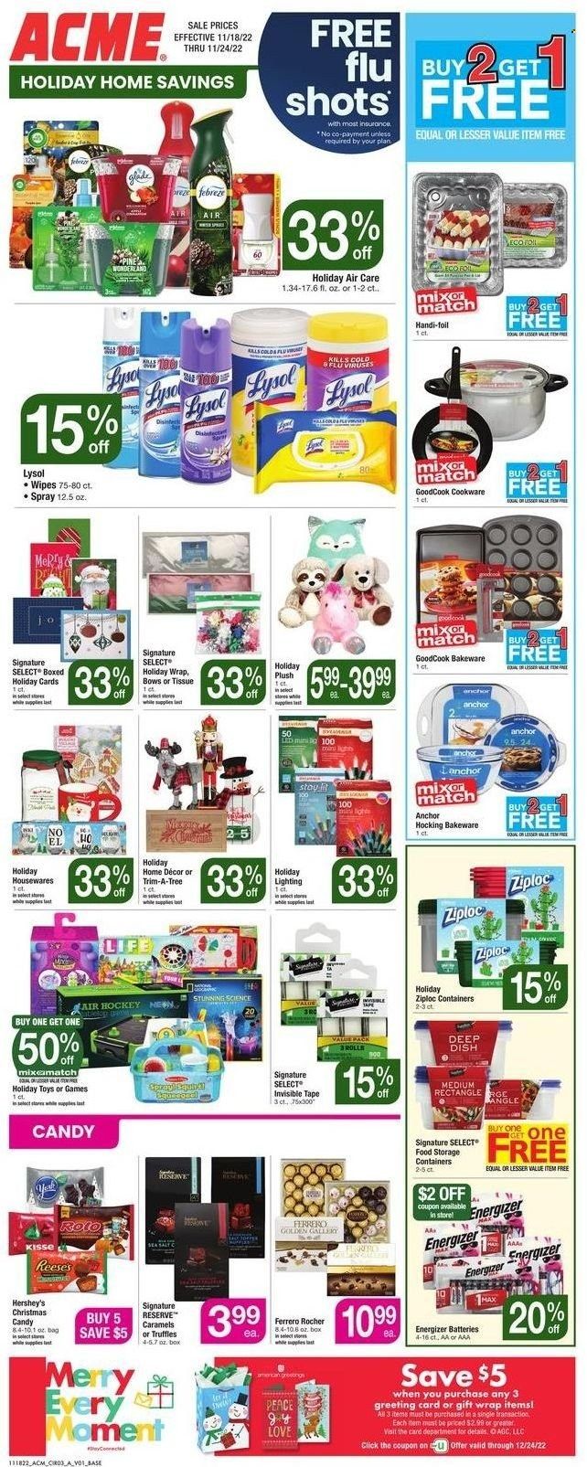 ACME (DE, NJ, NY, PA) Weekly Ad Flyer Specials November 18 to November 24, 2022
