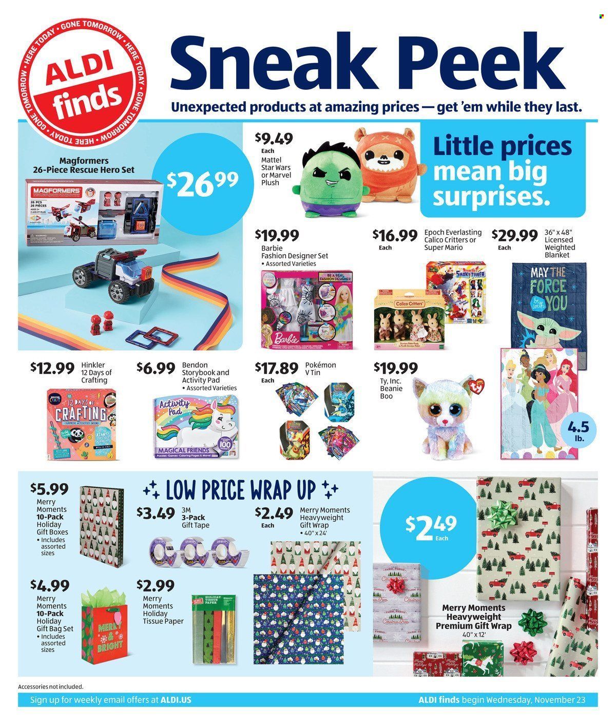ALDI Weekly Ad Flyer Specials November 23 to November 29, 2022