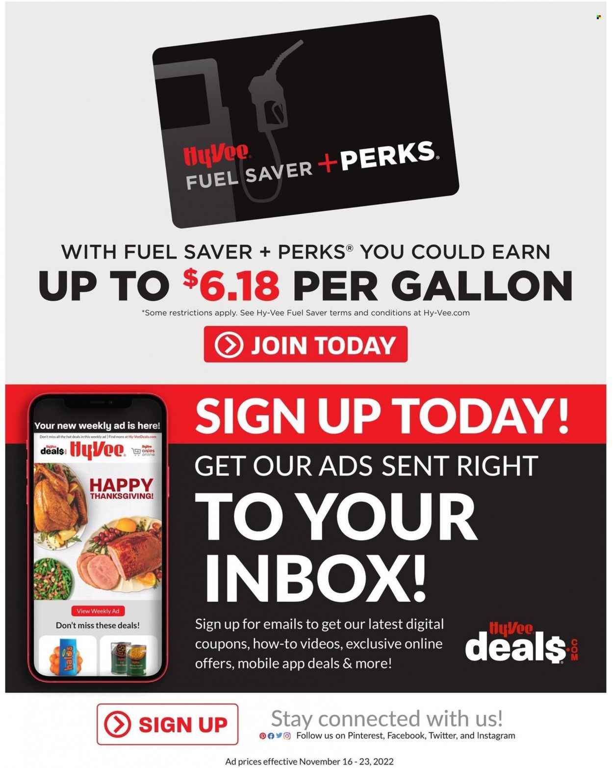 Hy-Vee (IA) Weekly Ad Flyer Specials November 16 to November 23, 2022