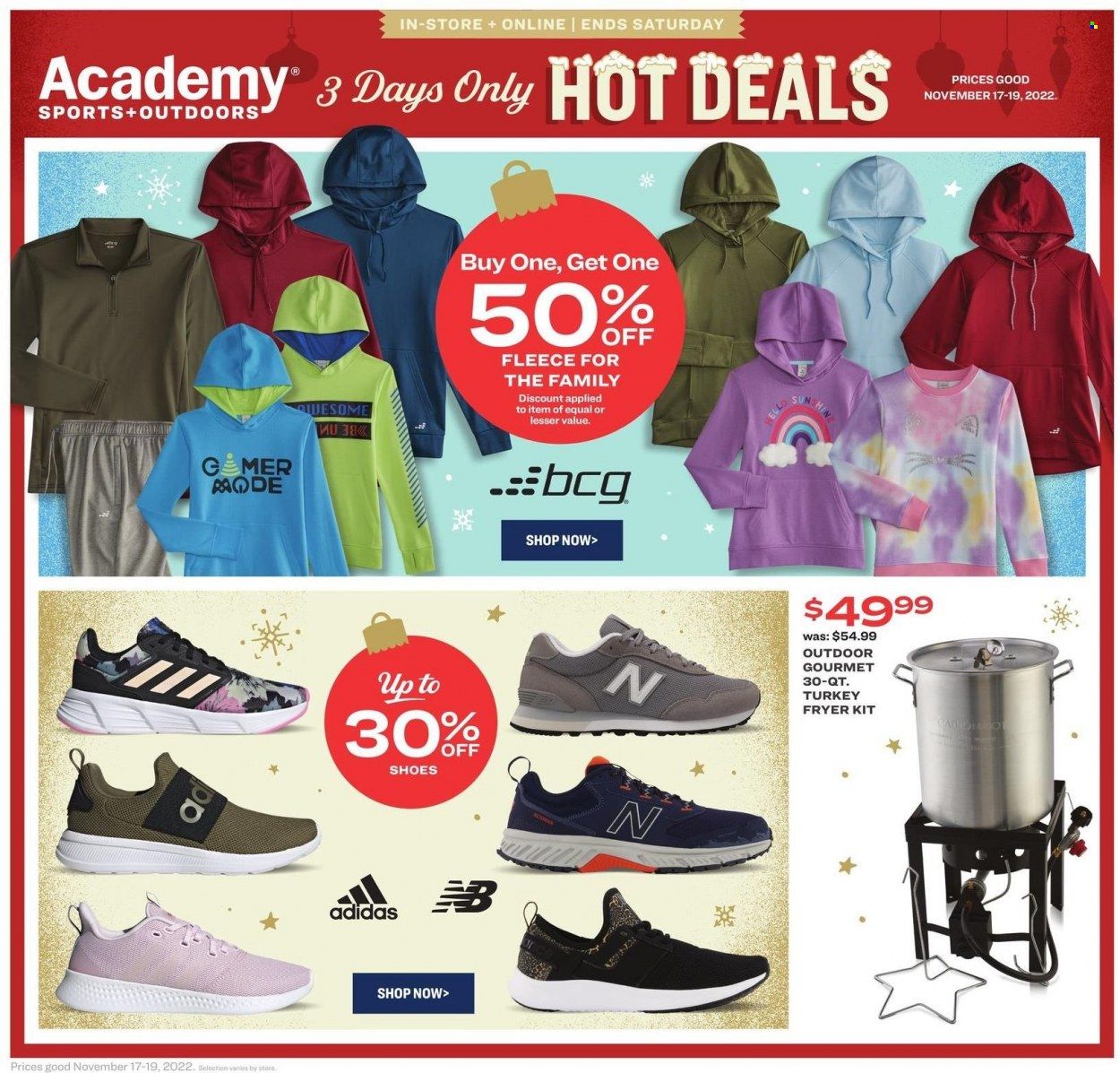 Academy Sports + Outdoors Weekly Ad Flyer Specials November 17 to November 19, 2022