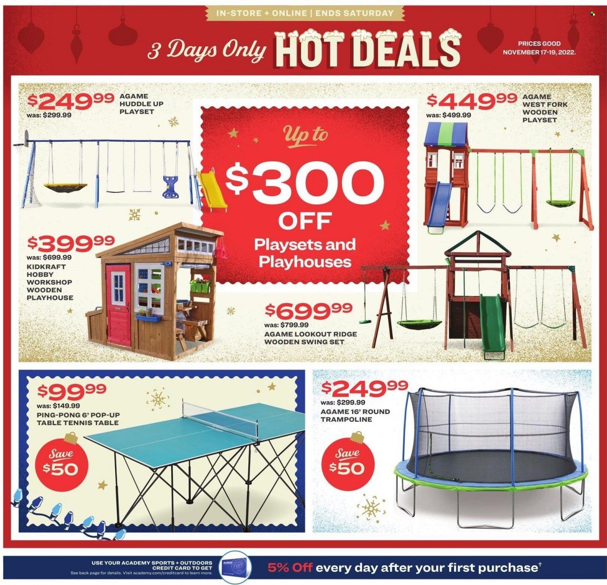 Academy Sports + Outdoors Weekly Ad Flyer Specials November 17 to November 19, 2022