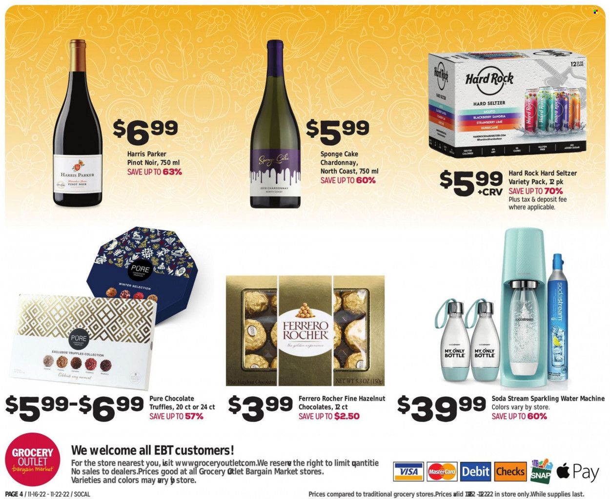 Grocery Outlet (CA, ID, OR, PA, WA) Weekly Ad Flyer Specials November 16 to November 23, 2022