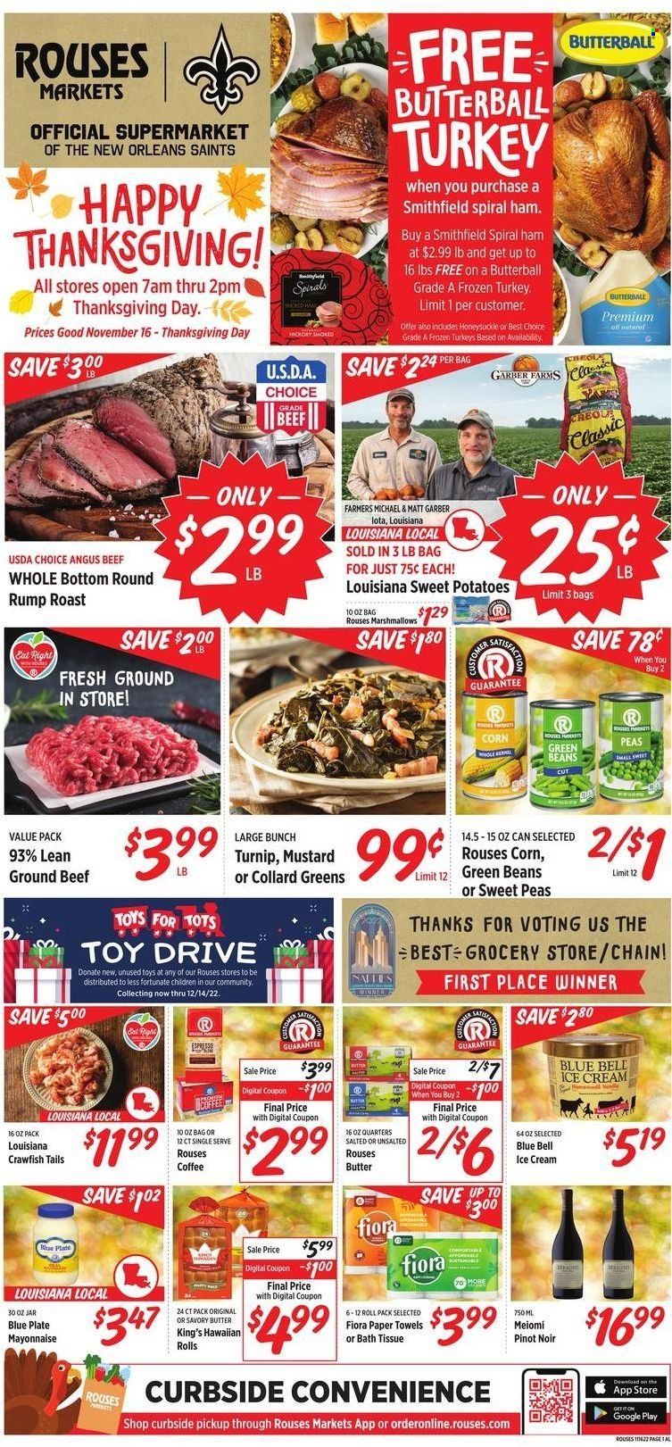 Rouses Markets (AL, LA, MS) Weekly Ad Flyer Specials November 16 to November 24, 2022