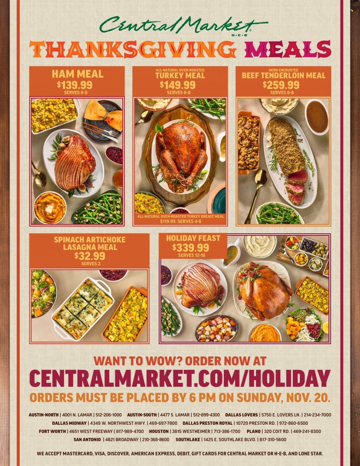 Central Market (TX) Weekly Ad Flyer Specials November 16 to November 24, 2022