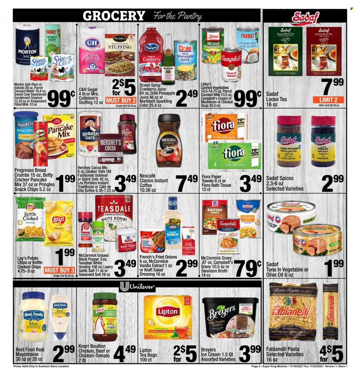 Super King Markets (CA) Weekly Ad Flyer Specials November 16 to November 22, 2022