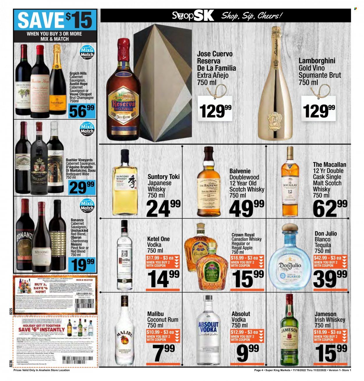 Super King Markets (CA) Weekly Ad Flyer Specials November 16 to November 22, 2022