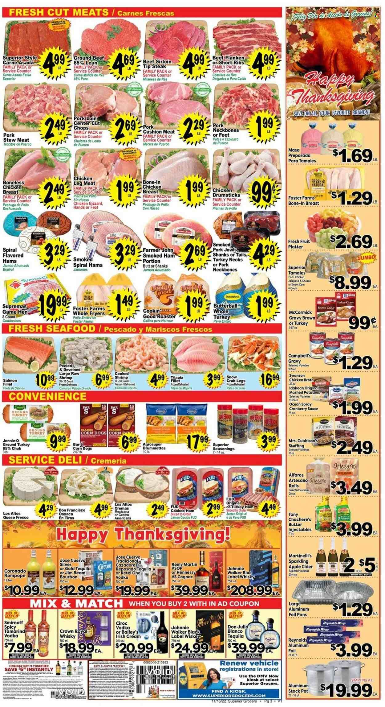Superior Grocers (CA) Weekly Ad Flyer Specials November 16 to November 22, 2022