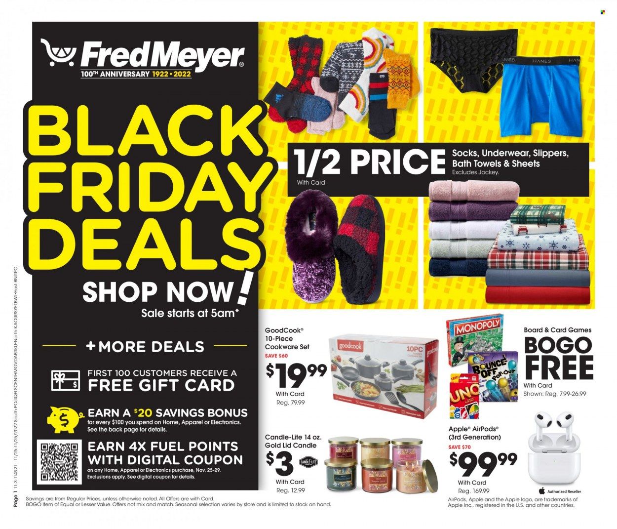 Fred Meyer Weekly Ad Flyer Specials November 25 to November 25, 2022