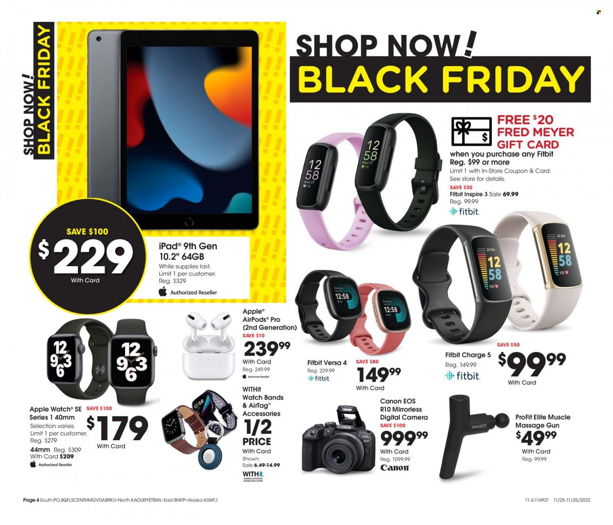 Fred Meyer Weekly Ad Flyer Specials November 25 to November 25, 2022