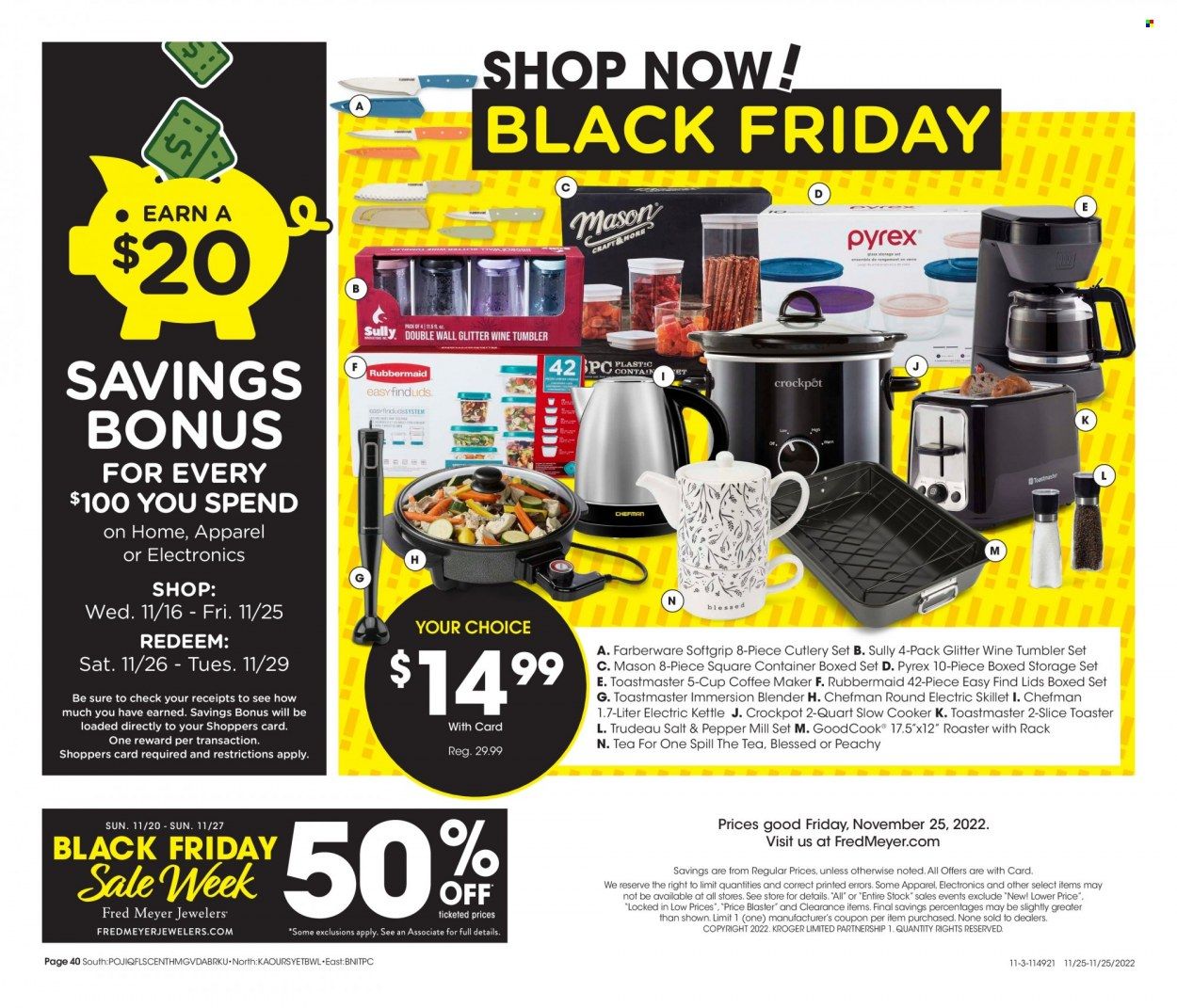 Fred Meyer Weekly Ad Flyer Specials November 25 to November 25, 2022