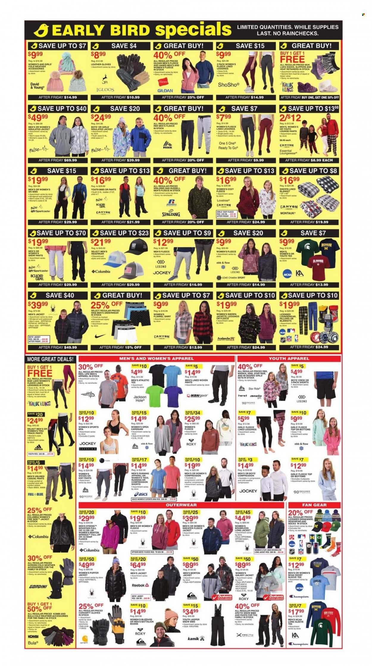 Dunham's Sports Weekly Ad Flyer Specials November 24 to December 1, 2022