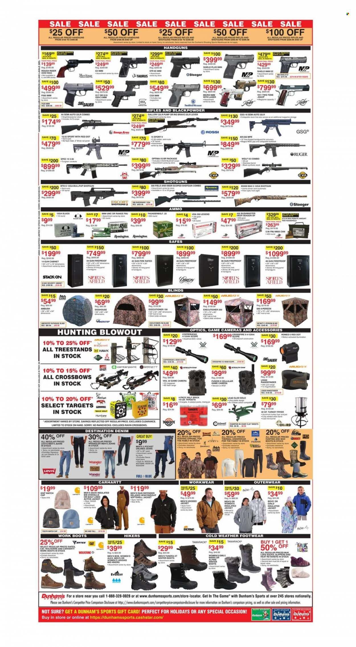 Dunham's Sports (MI) Weekly Ad Flyer Specials November 18 to November 23, 2022