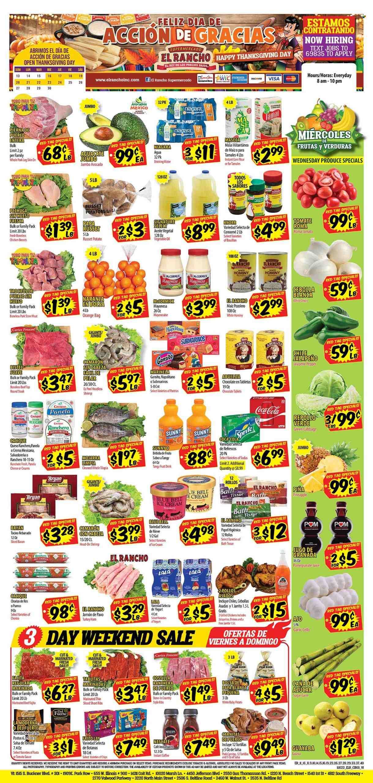 El Rancho (TX) Weekly Ad Flyer Specials November 16 to November 24, 2022