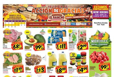 El Rancho (TX) Weekly Ad Flyer Specials November 16 to November 24, 2022