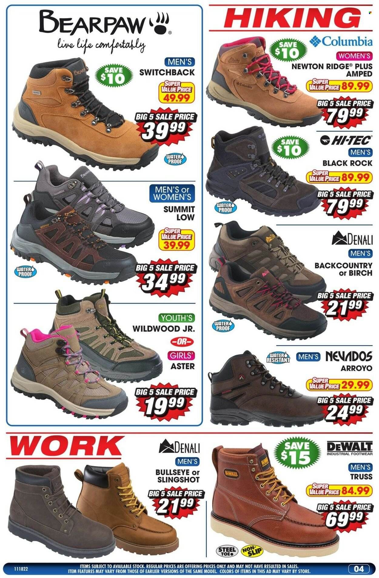 Big 5 (AZ, CA, CO, ID, NM, OR, UT, WA) Weekly Ad Flyer Specials November 18 to November 27, 2022