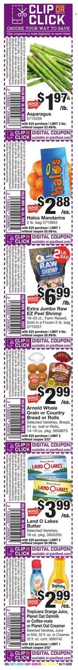 Giant Food (DE, MD, VA) Weekly Ad Flyer Specials November 18 to November 24, 2022