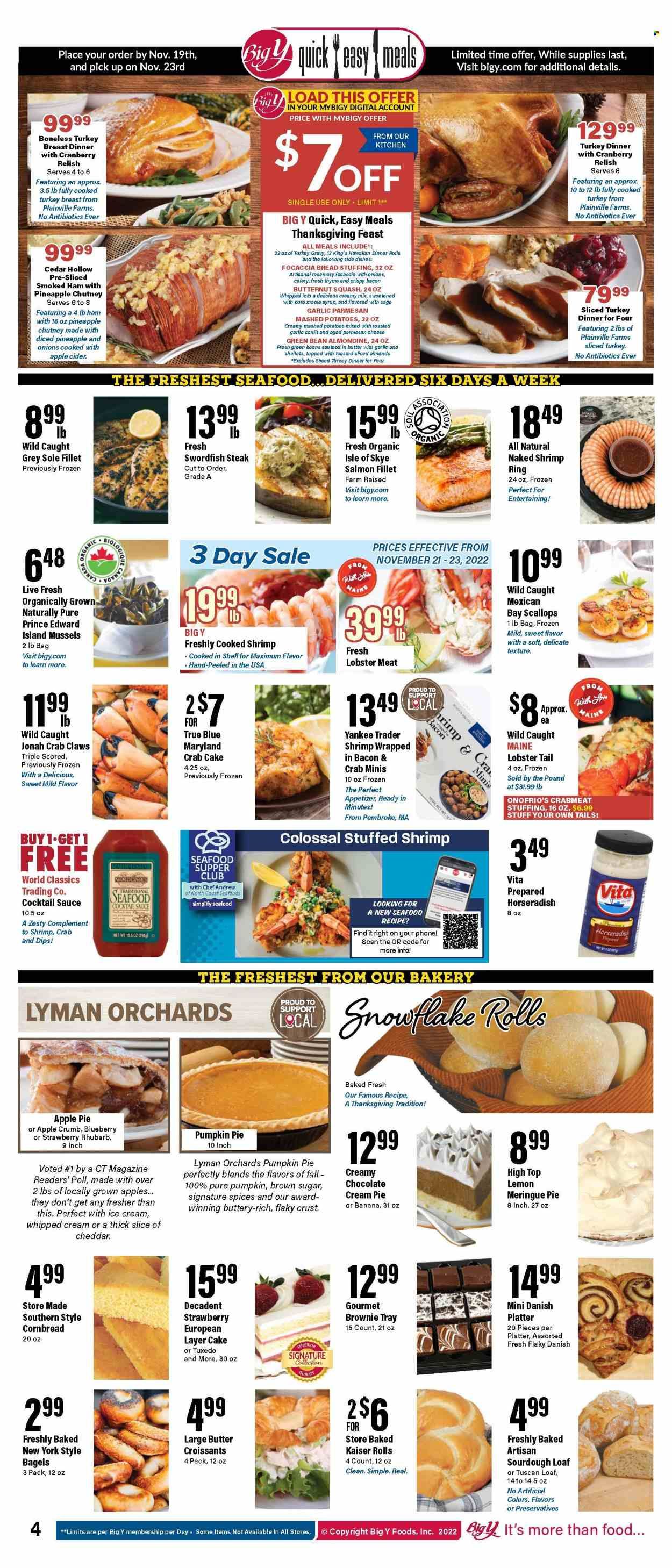 Big Y (CT, MA) Weekly Ad Flyer Specials November 17 to November 23, 2022