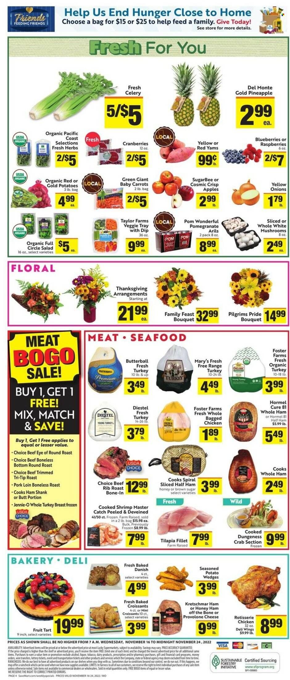 Save Mart (CA, NV) Weekly Ad Flyer Specials November 16 to November 24, 2022