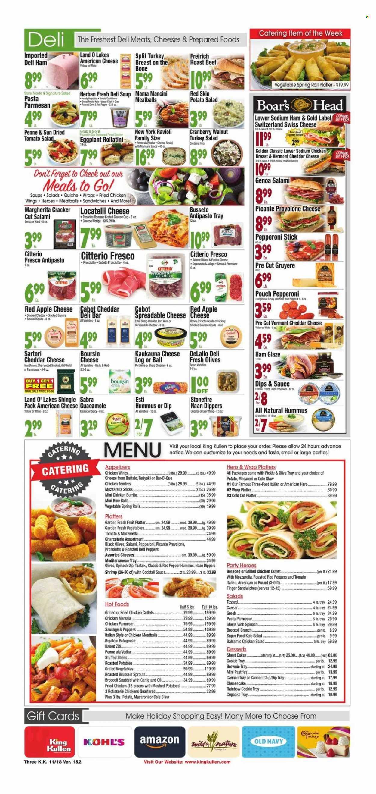 King Kullen (NY) Weekly Ad Flyer Specials November 18 to November 24, 2022