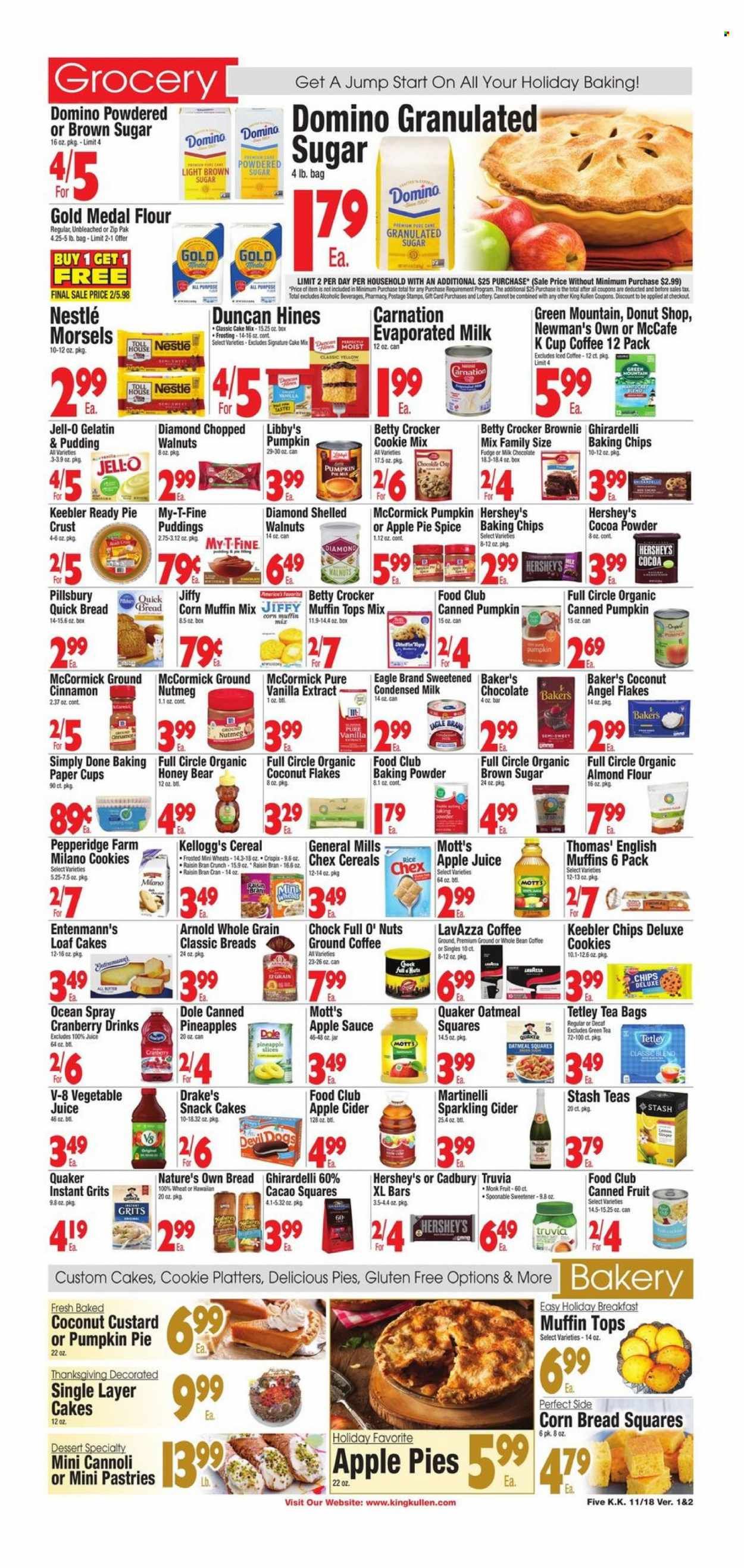 King Kullen (NY) Weekly Ad Flyer Specials November 18 to November 24, 2022