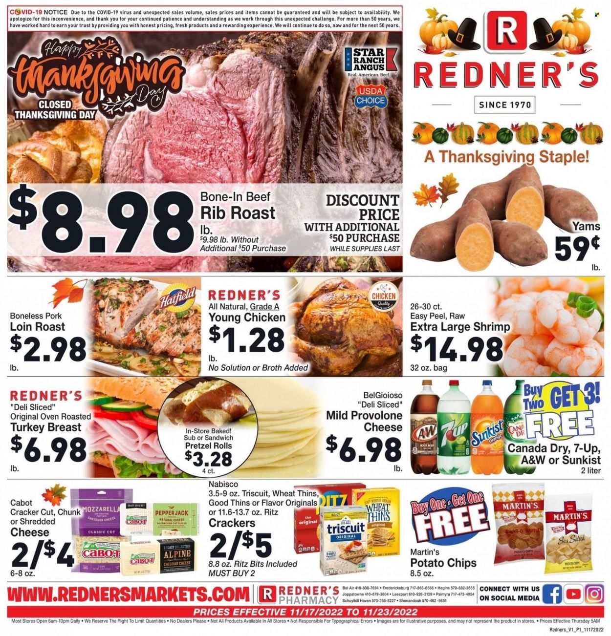 Redner's Markets (DE, MD, PA) Weekly Ad Flyer Specials November 17 to November 23, 2022