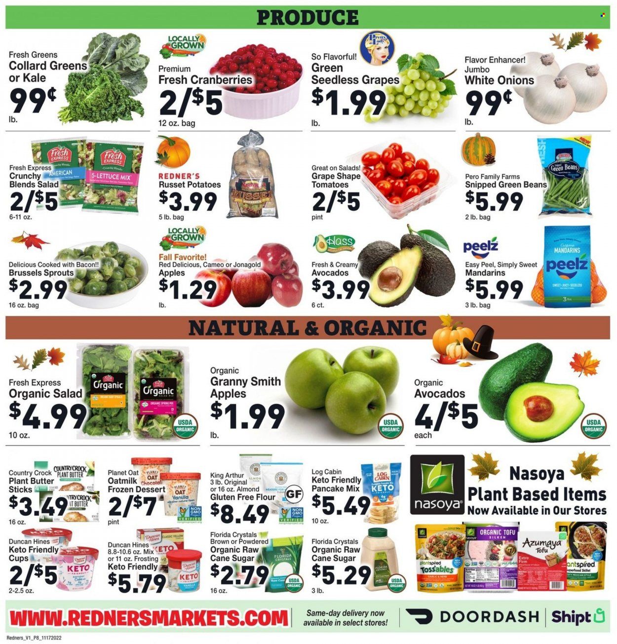 Redner's Markets (DE, MD, PA) Weekly Ad Flyer Specials November 17 to November 23, 2022
