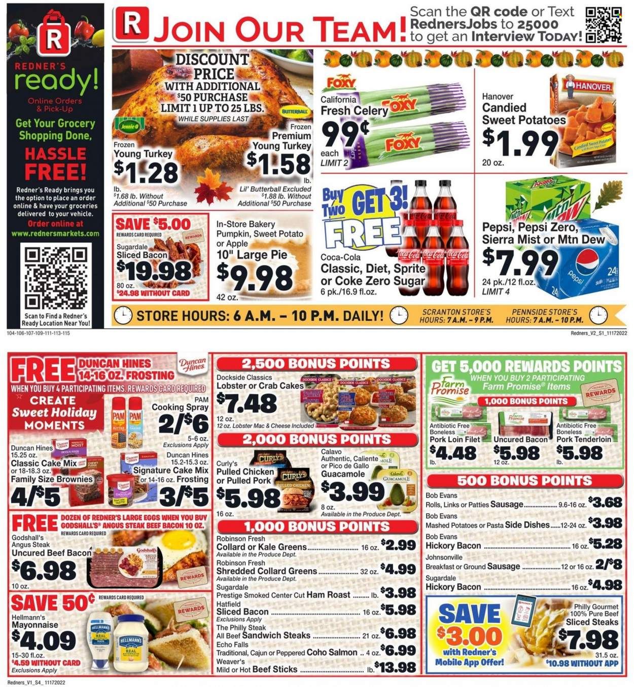 Redner's Markets (DE, MD, PA) Weekly Ad Flyer Specials November 17 to November 23, 2022