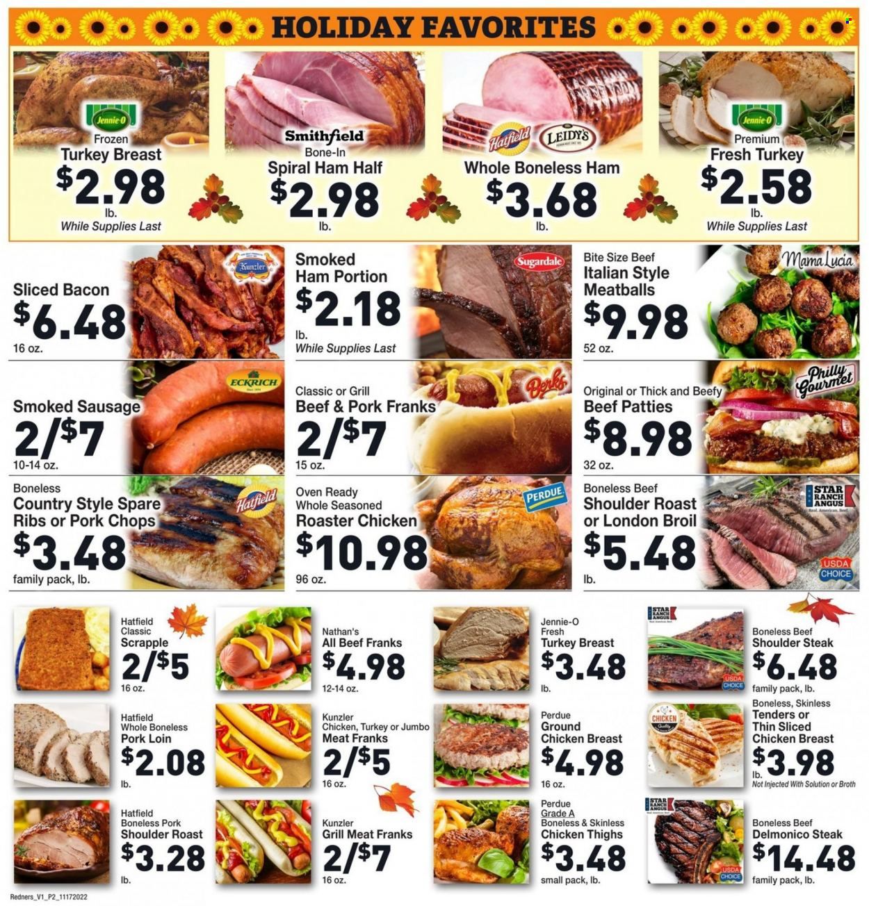 Redner's Markets (DE, MD, PA) Weekly Ad Flyer Specials November 17 to November 23, 2022