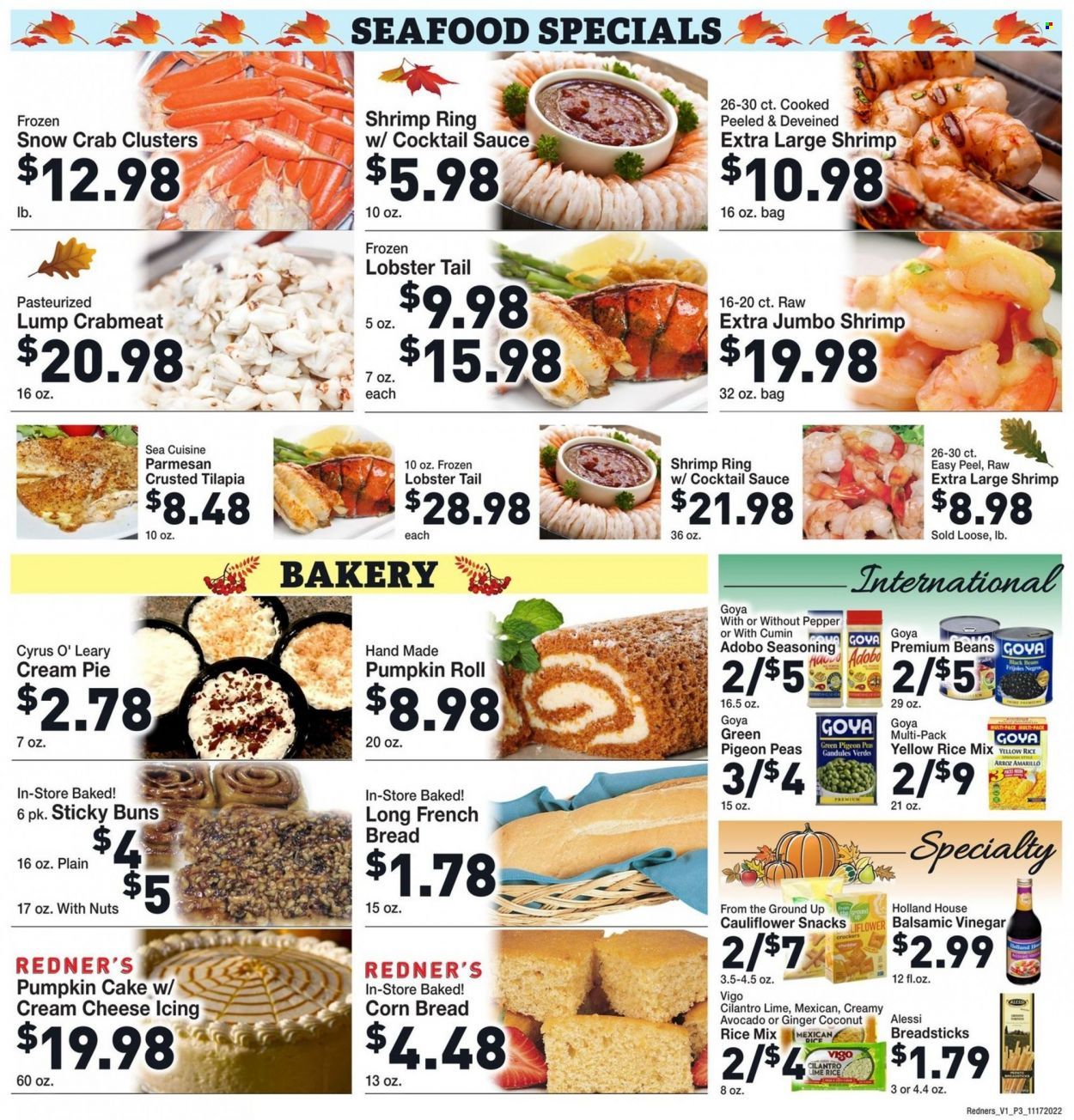 Redner's Markets (DE, MD, PA) Weekly Ad Flyer Specials November 17 to November 23, 2022