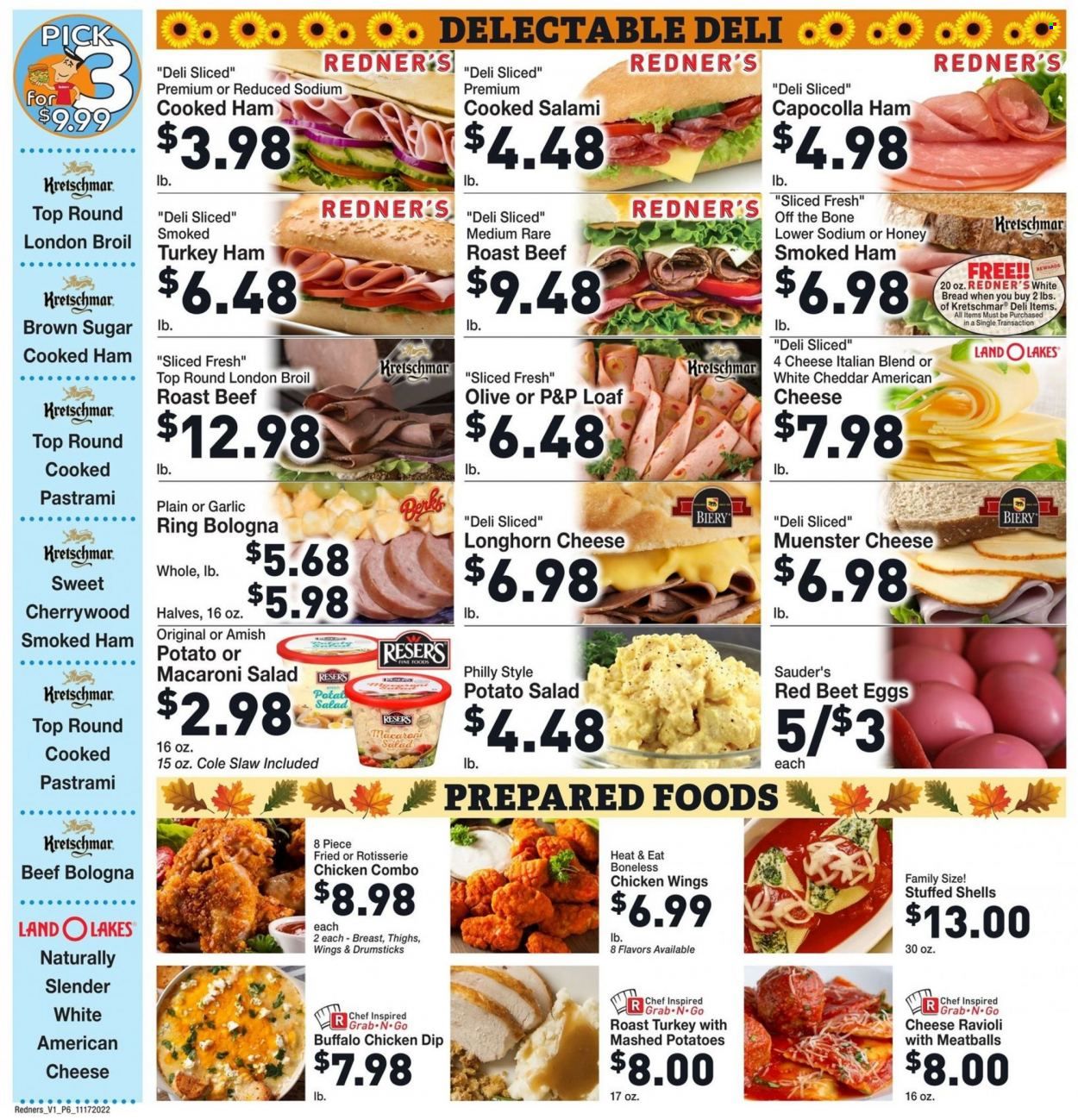 Redner's Markets (DE, MD, PA) Weekly Ad Flyer Specials November 17 to November 23, 2022