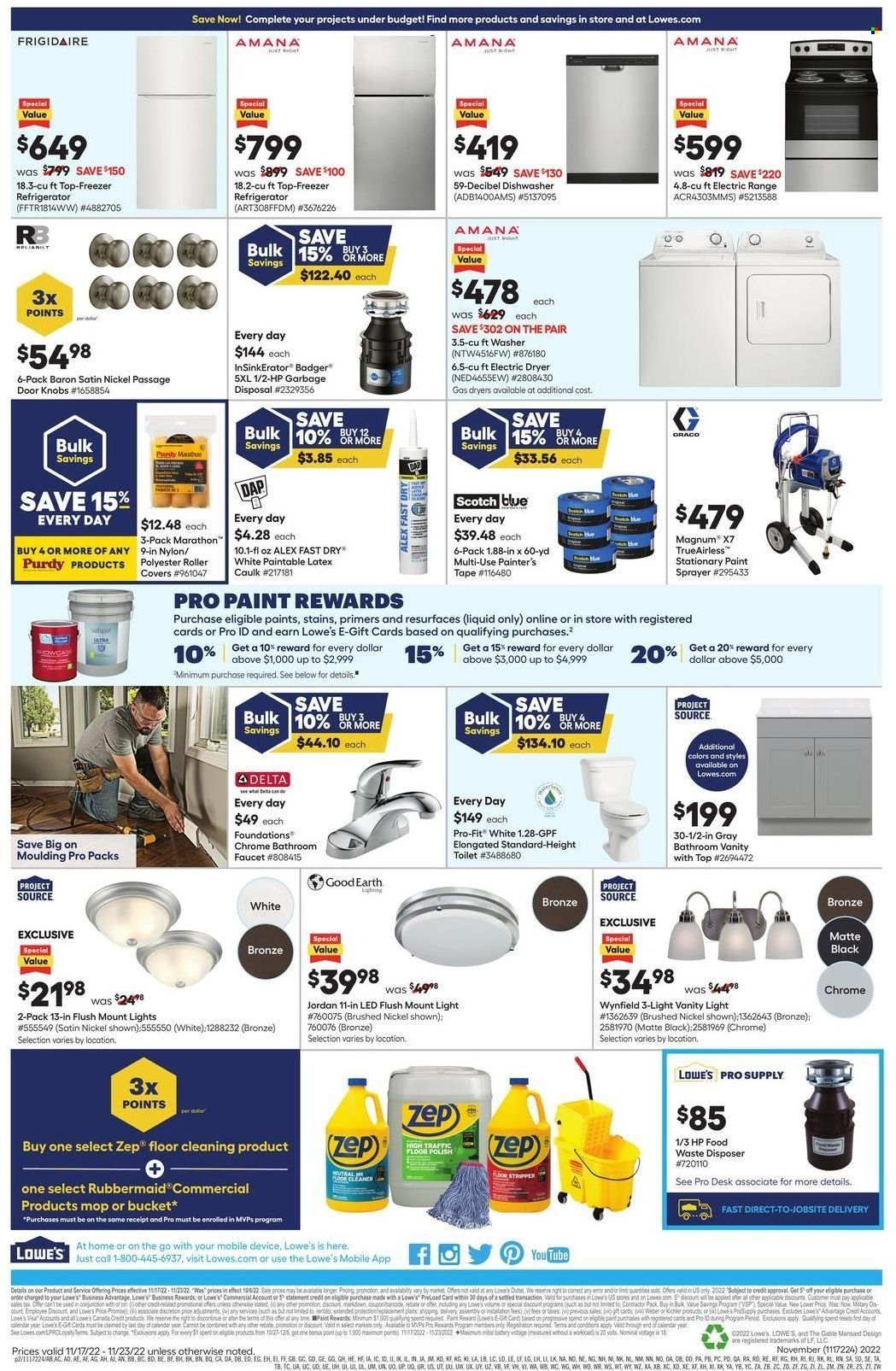 Lowe's Weekly Ad Flyer Specials November 17 to November 23, 2022