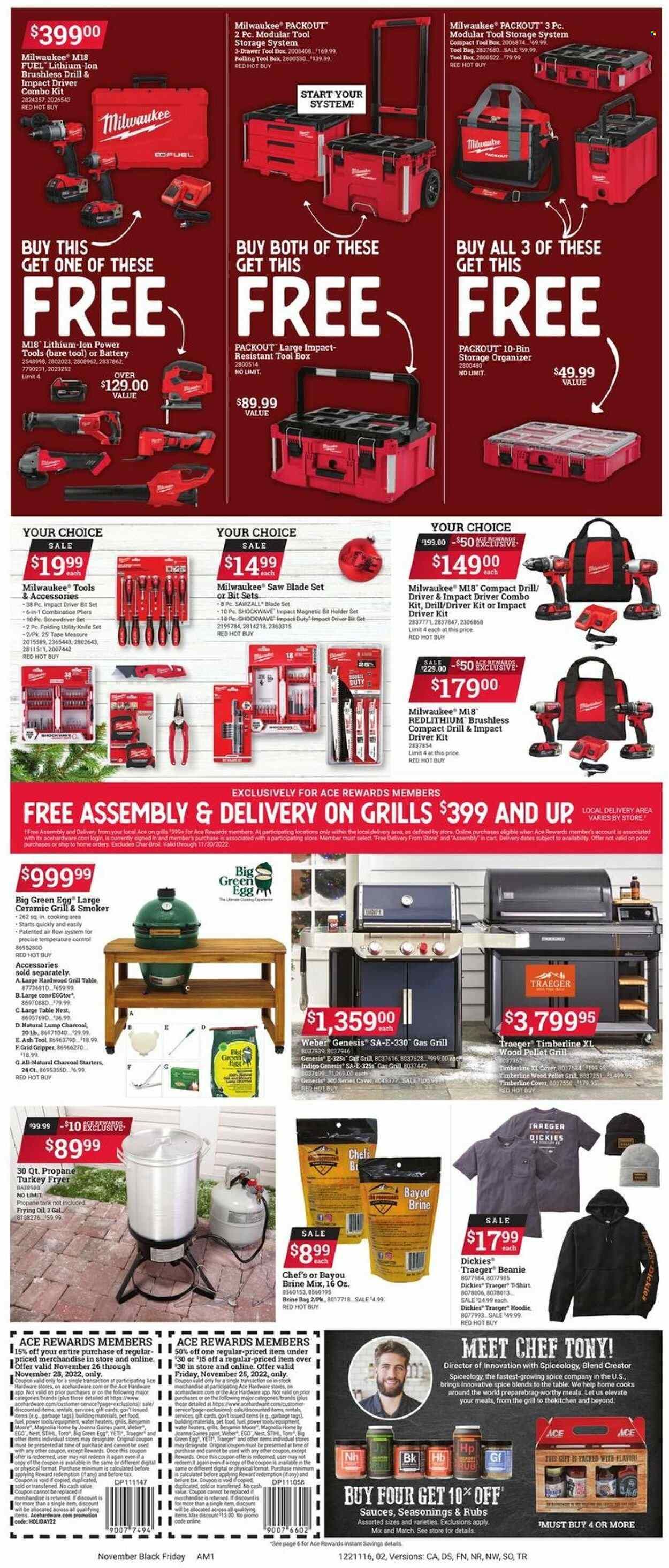 ACE Hardware Weekly Ad Flyer Specials November 16 to November 30, 2022