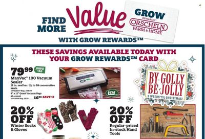 Orscheln Farm and Home (IA, IN, KS, MO, NE, OK) Weekly Ad Flyer Specials November 16 to November 20, 2022