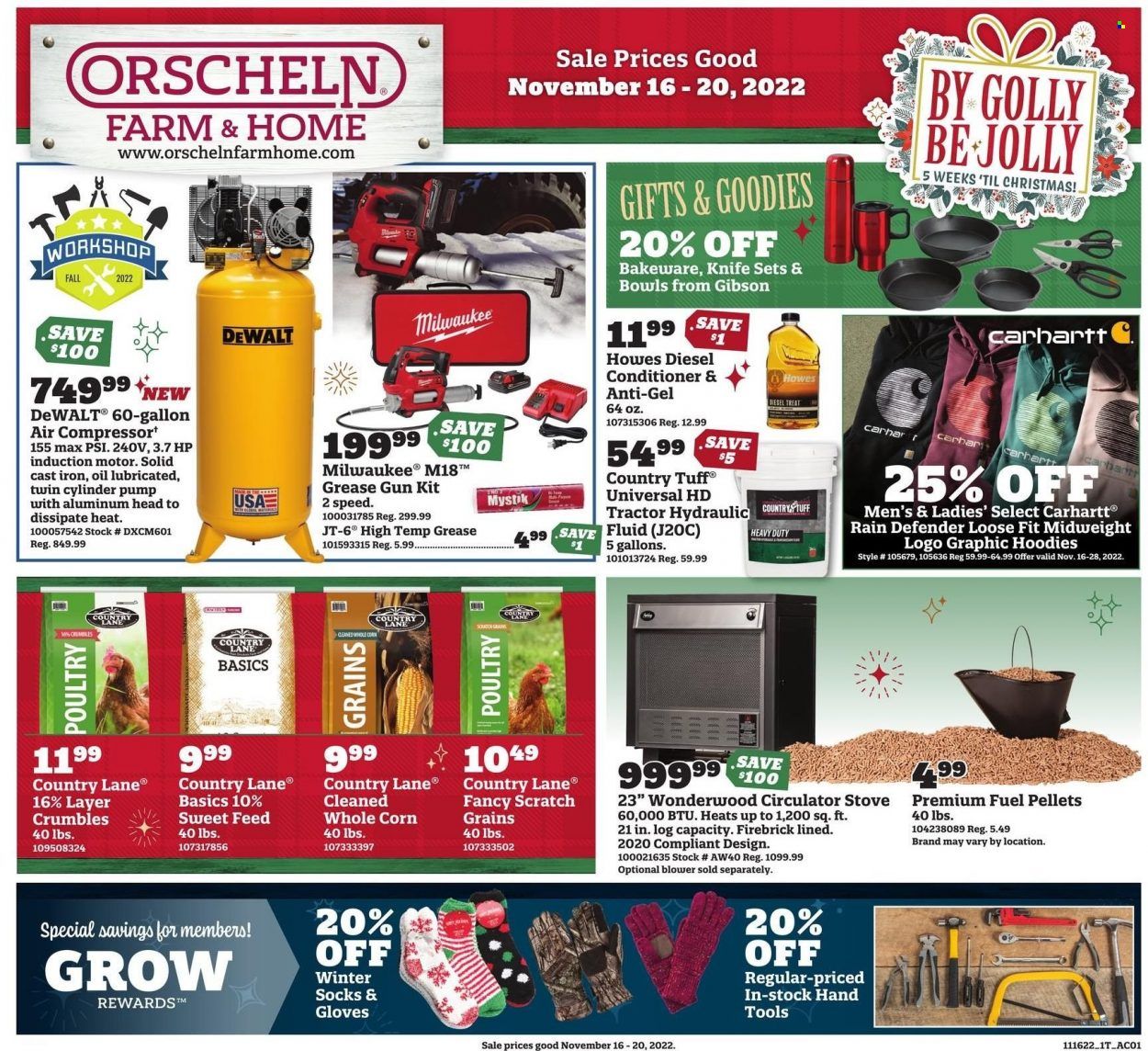 Orscheln Farm and Home (IA, IN, KS, MO, NE, OK) Weekly Ad Flyer Specials November 16 to November 20, 2022