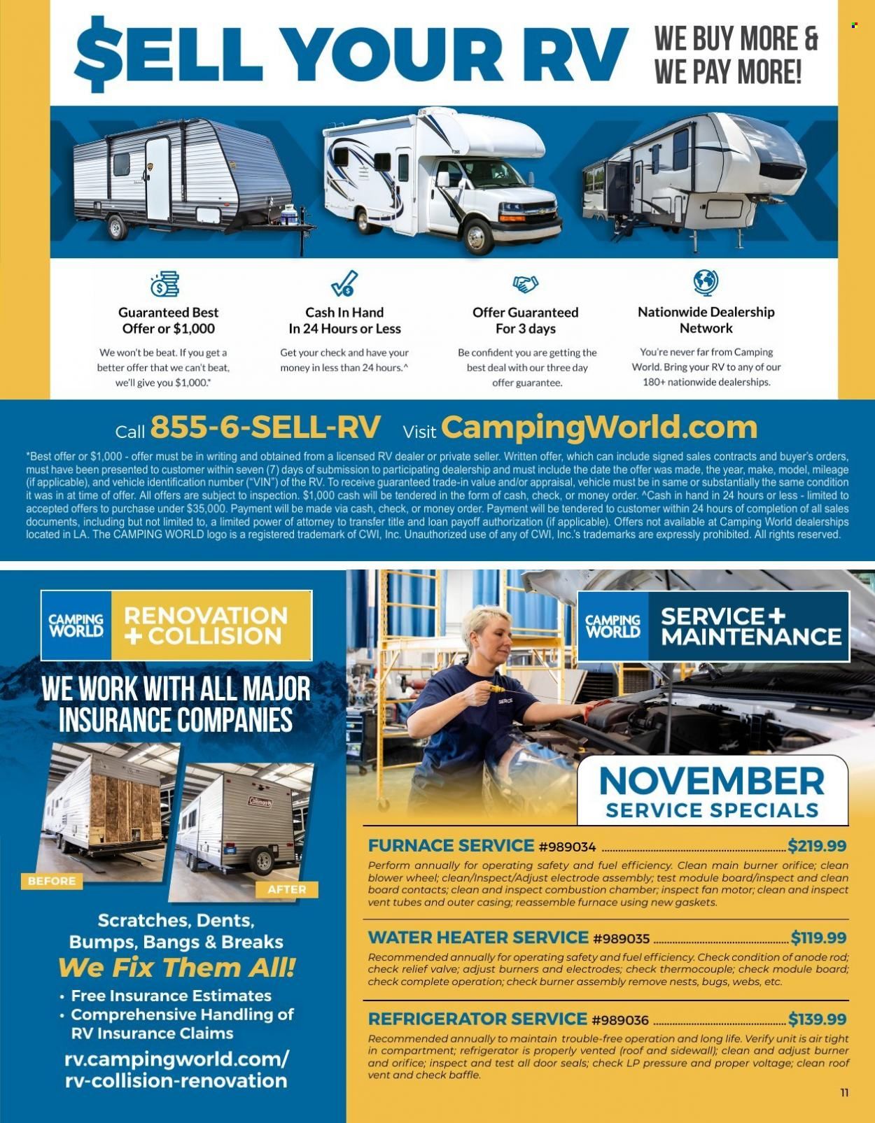 Camping World Weekly Ad Flyer Specials November 17 to December 11, 2022
