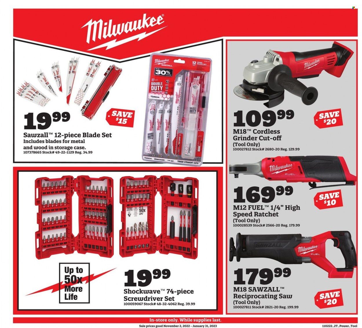 Orscheln Farm and Home (IA, IN, KS, MO, NE, OK) Weekly Ad Flyer Specials November 2 to January 31, 2023