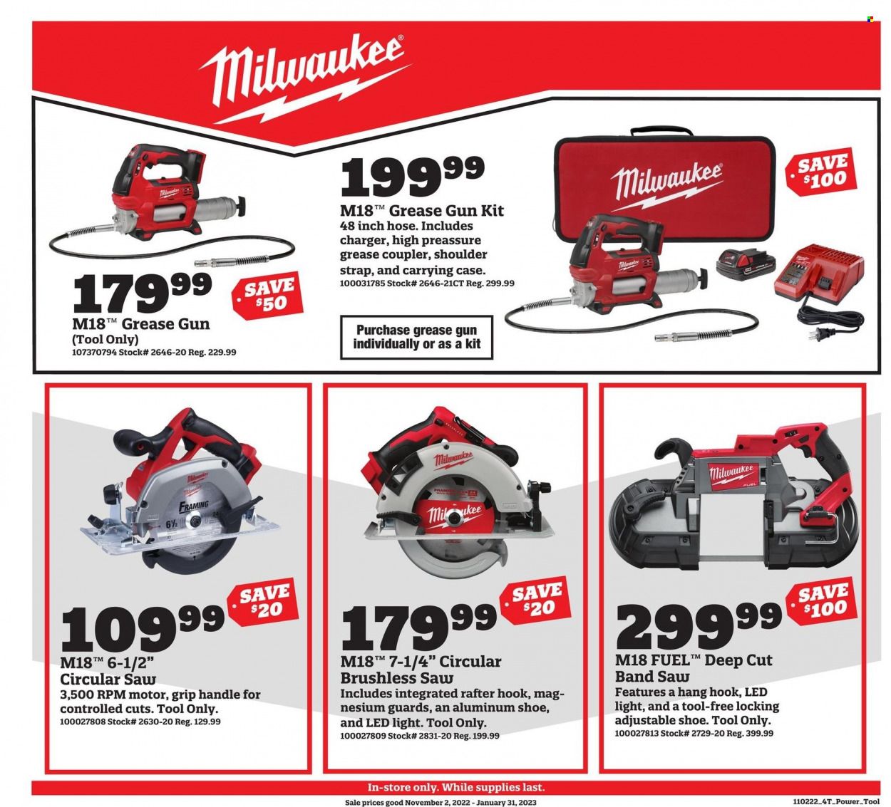 Orscheln Farm and Home (IA, IN, KS, MO, NE, OK) Weekly Ad Flyer Specials November 2 to January 31, 2023
