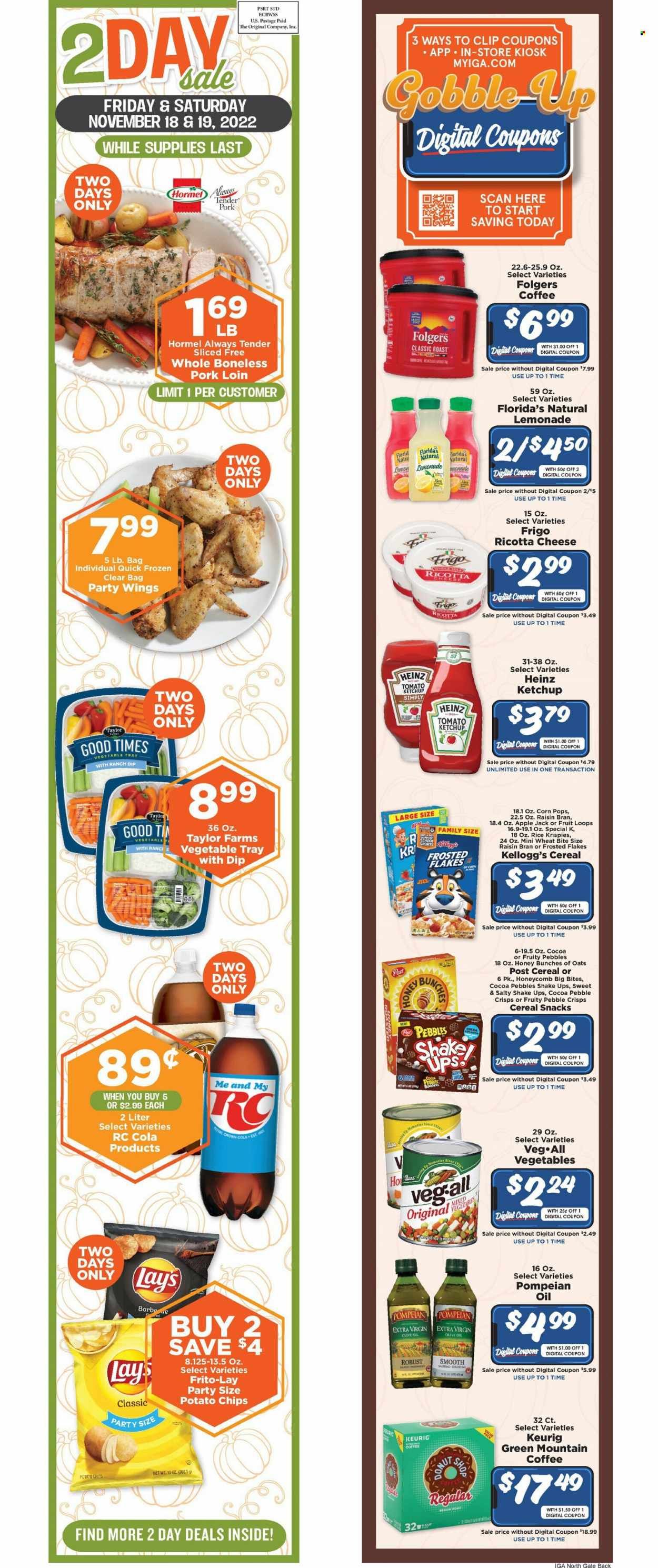 IGA (IL) Weekly Ad Flyer Specials November 16 to November 29, 2022