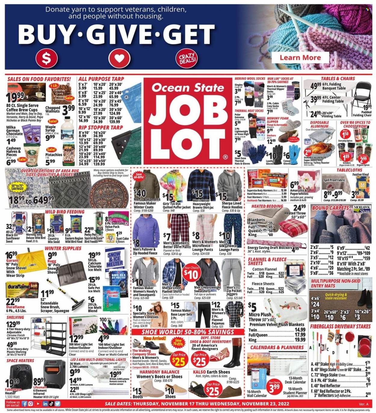 Ocean State Job Lot (CT, MA, ME, NH, NJ, NY, RI, VT) Weekly Ad Flyer Specials November 17 to November 23, 2022