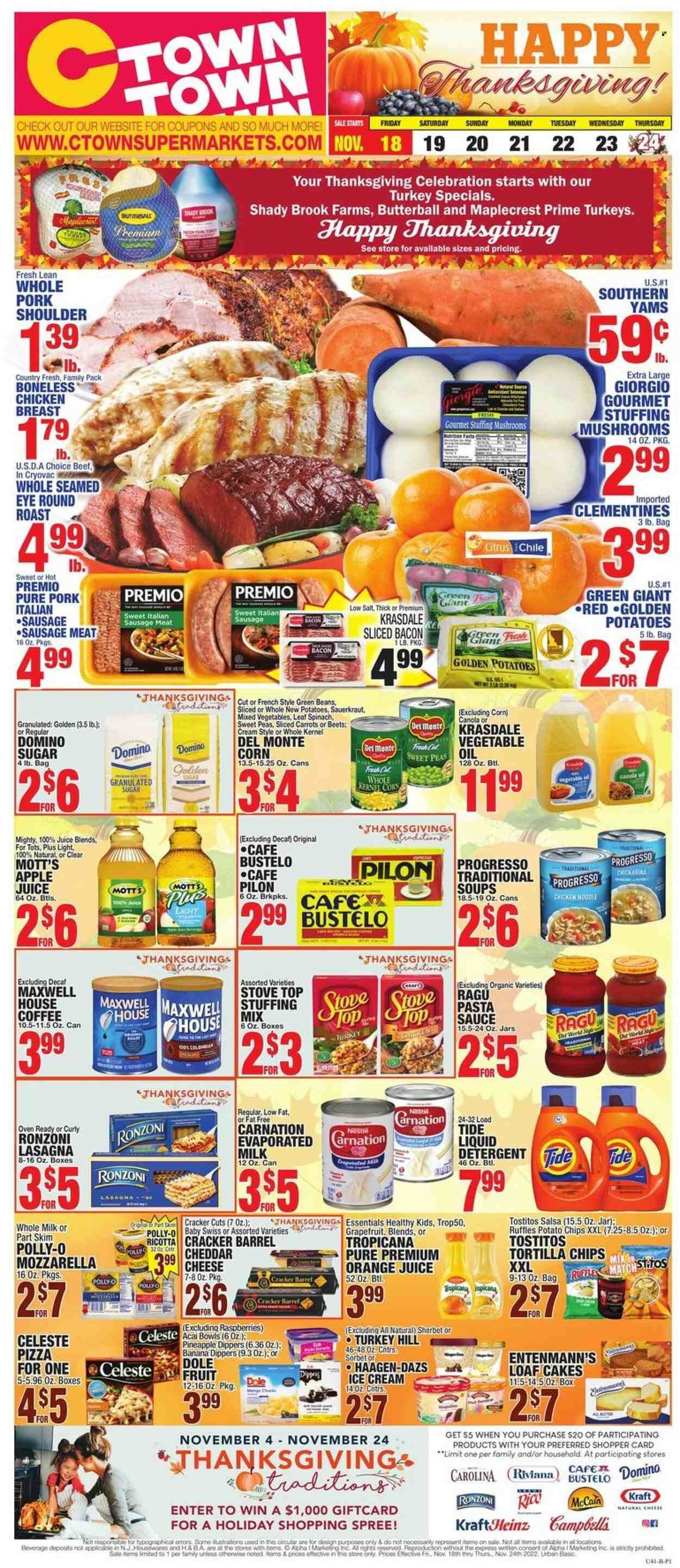 C-Town (CT, FL, MA, NJ, NY, PA) Weekly Ad Flyer Specials November 18 to November 24, 2022
