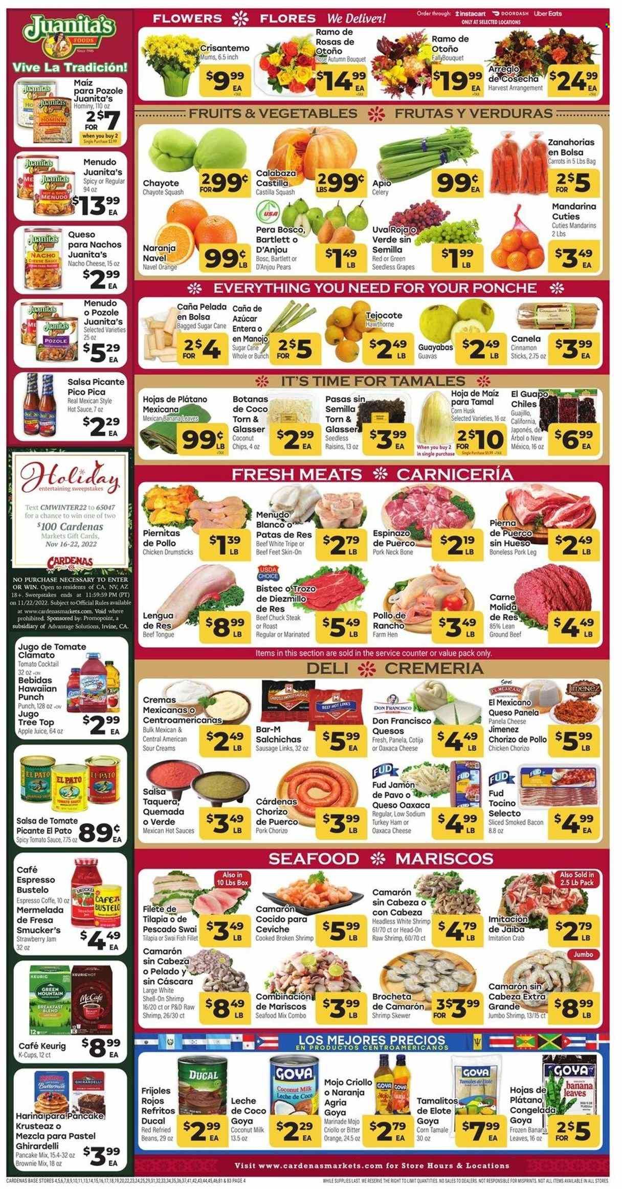 Cardenas (CA, NV) Weekly Ad Flyer Specials November 16 to November 22, 2022